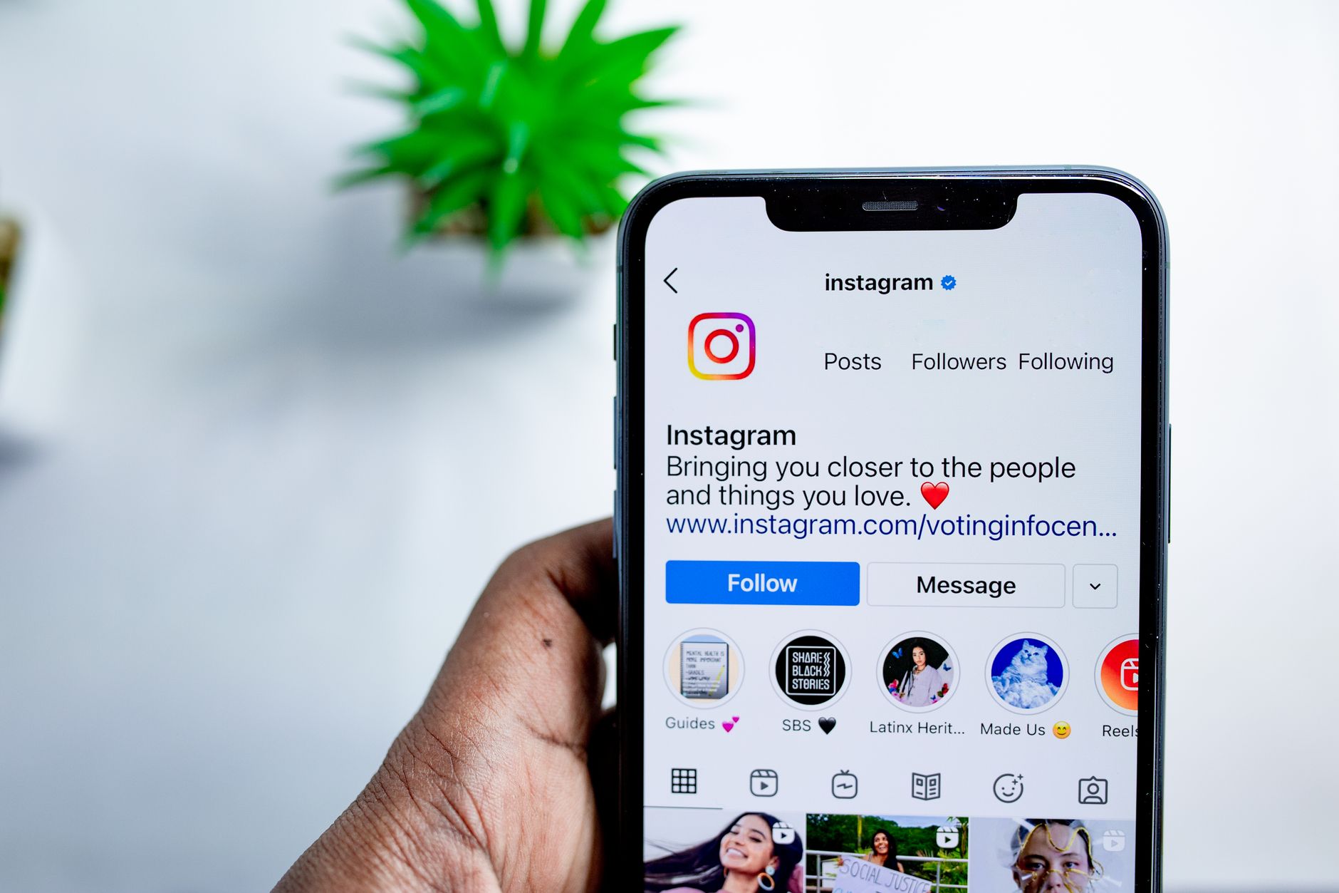 Se faire connaître sur Instagram — profil Instagram avec contenu engageant